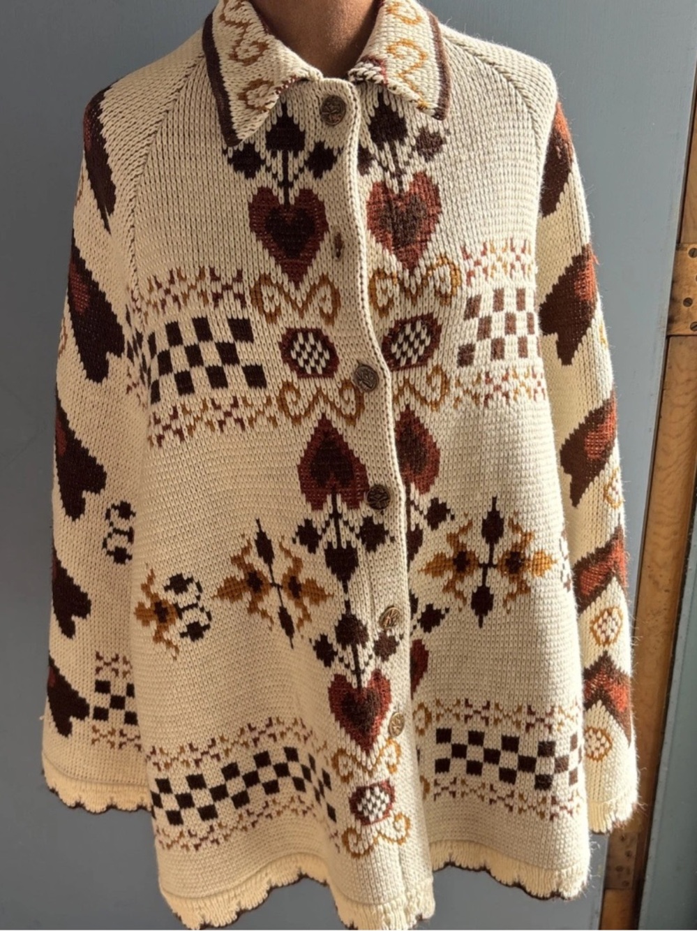 The Sturbridge Vintage 70s Poncho